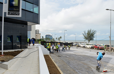 Livraison du bâtiment F de BGFIBank Gabon